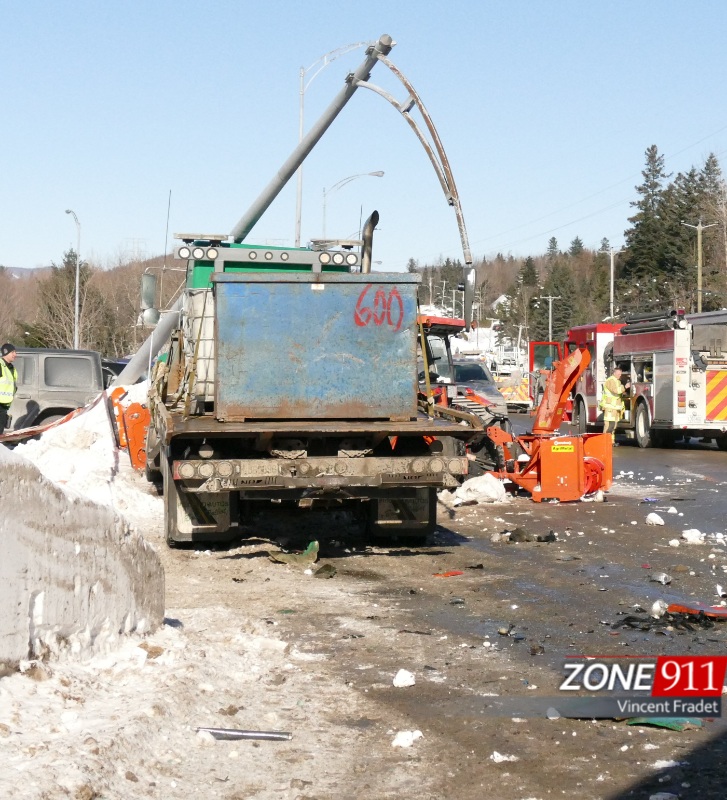 Grave accident sur le boulevard Talbot à Québec